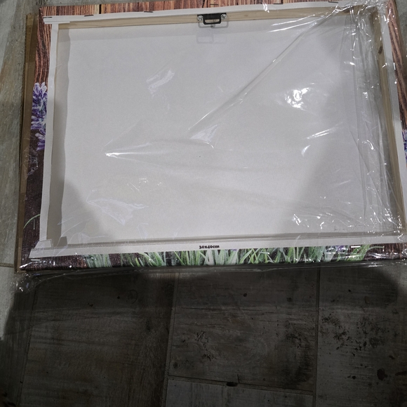 Lavender Wooden Wall Art - Picture 3 of 4